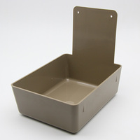 Laboratorium dentystyczne patelnie robocze 7 kolorów plastikowa taca robocza trwały futerał do przechowywania z uchwytem na metalowy klips 6